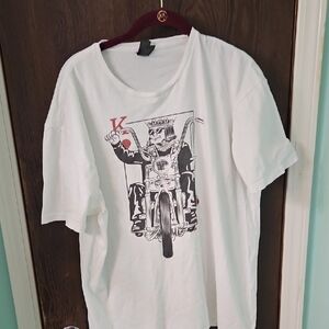 White Graphic T-Shirt